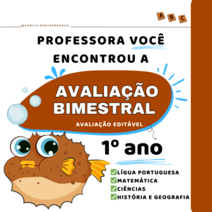 AVALIAÇÃO COMPLETA – 1º ANO | 1º BIMESTRE