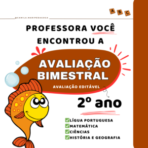 AVALIAÇÃO COMPLETA – 2º ANO | 2º BIMESTRE 