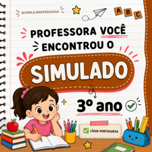SIMULADO DE LÍNGUA PORTUGUESA – 3º ANO 